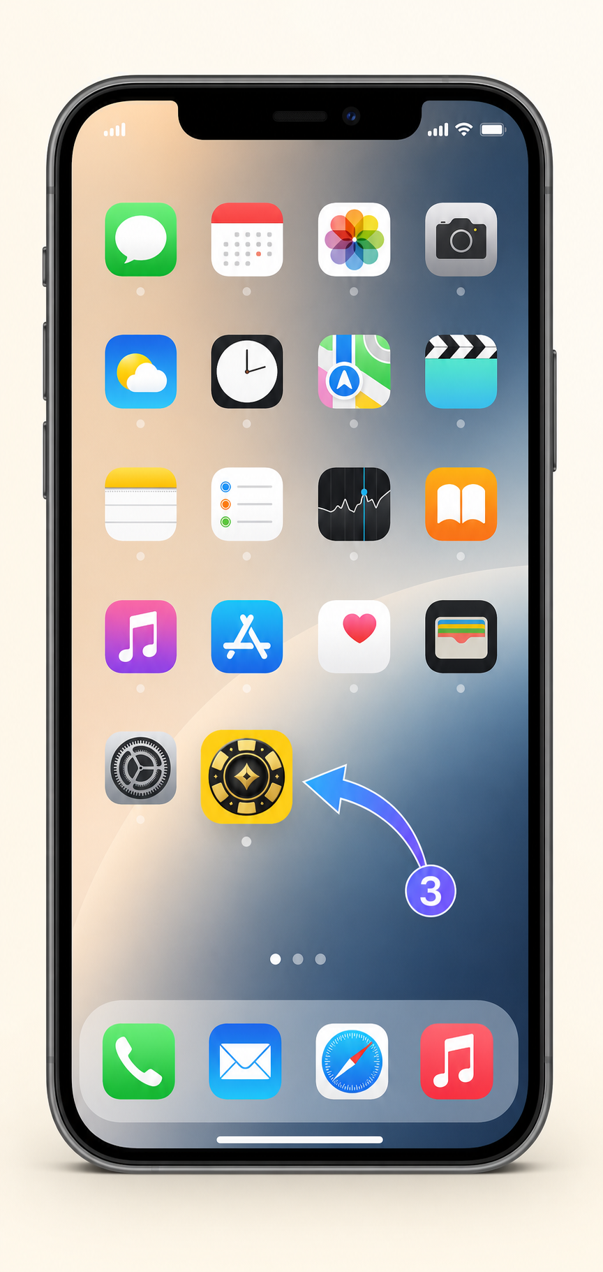 Пример иконки TableDuo на домашнем экране iPhone